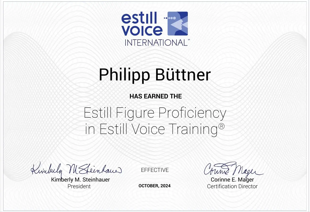 Philipp Büttner Gesangsunterricht Estill Voice 2